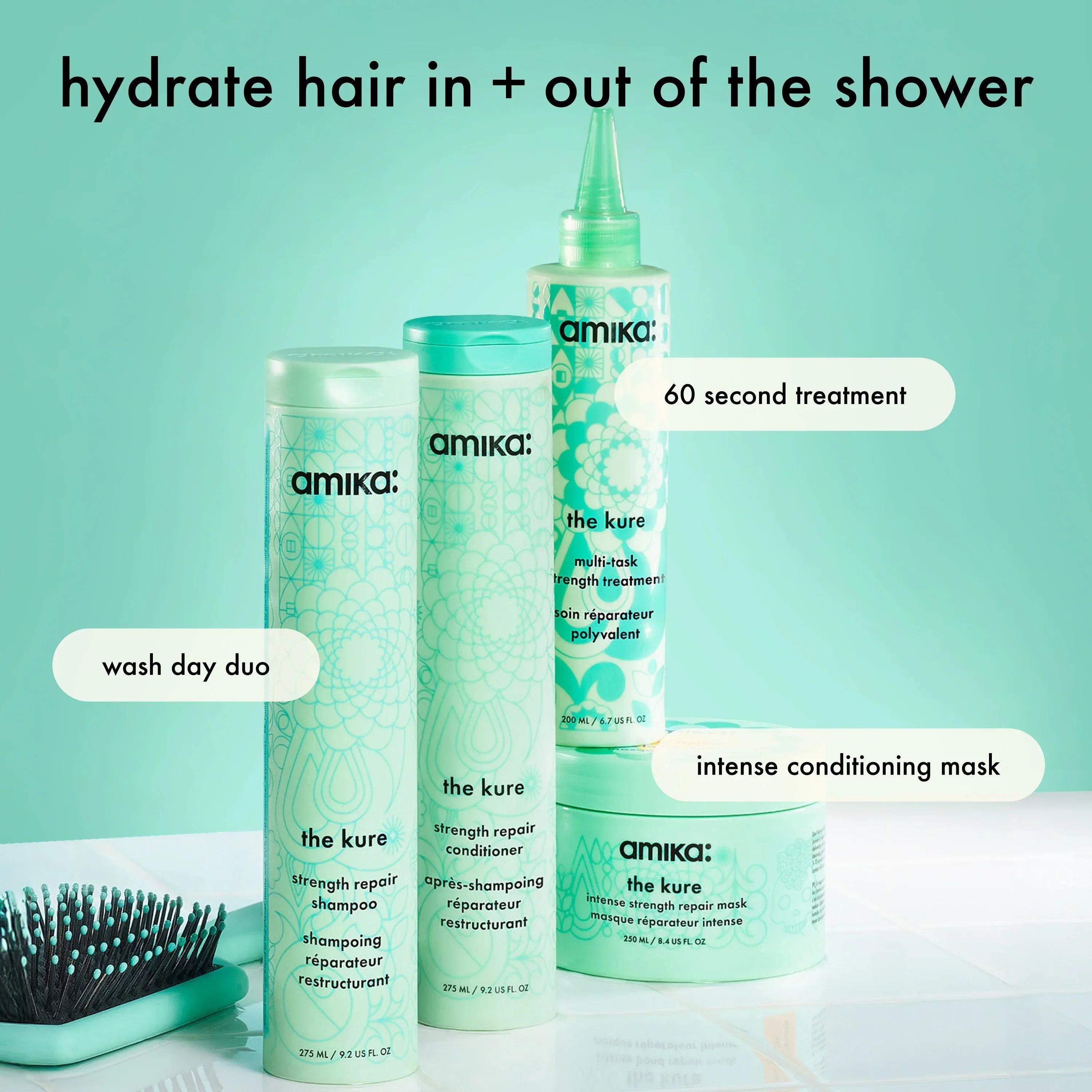 the kure strength repair conditioner - 9.2 oz / 275 ml