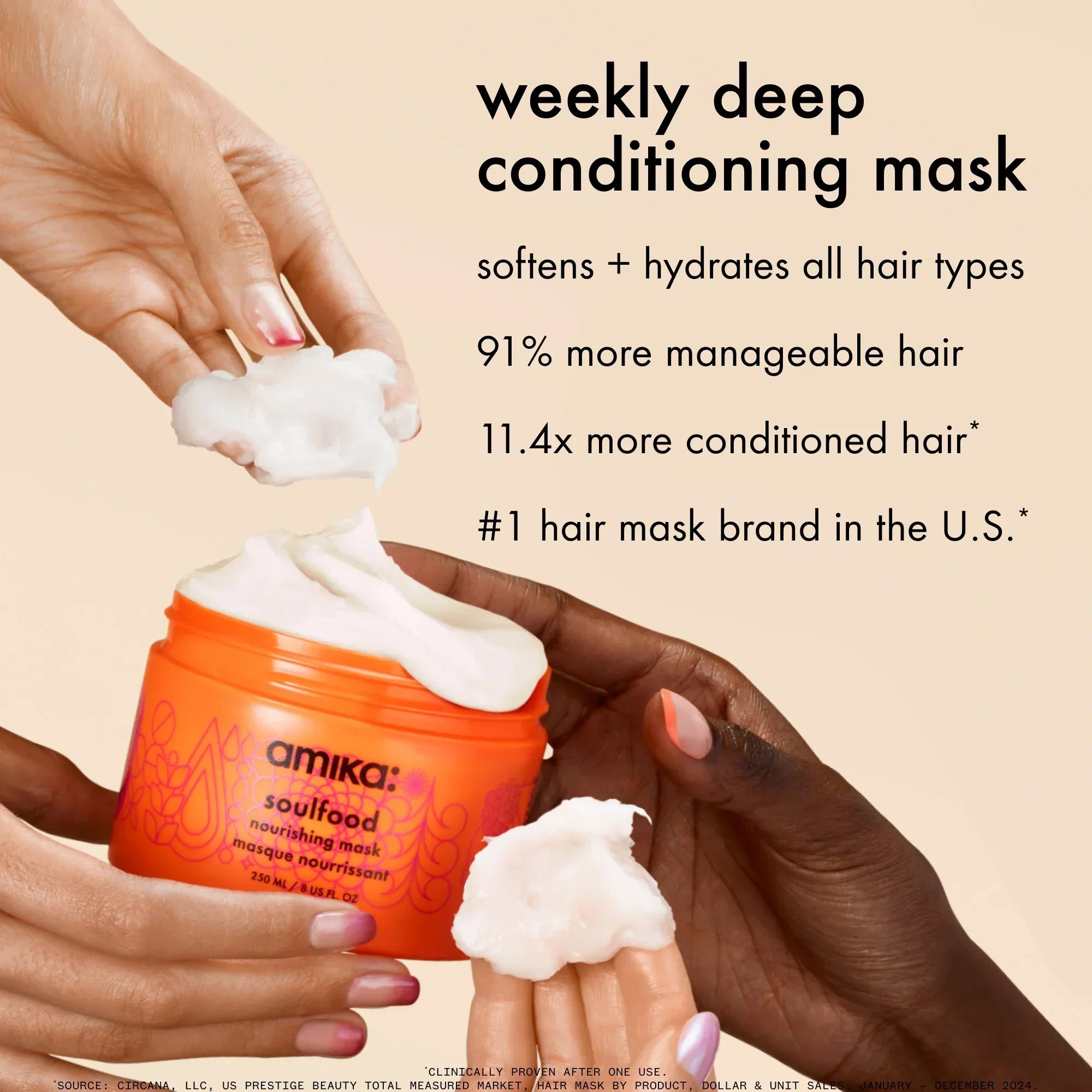 soulfood nourishing hair mask - 8 oz / 250 ml