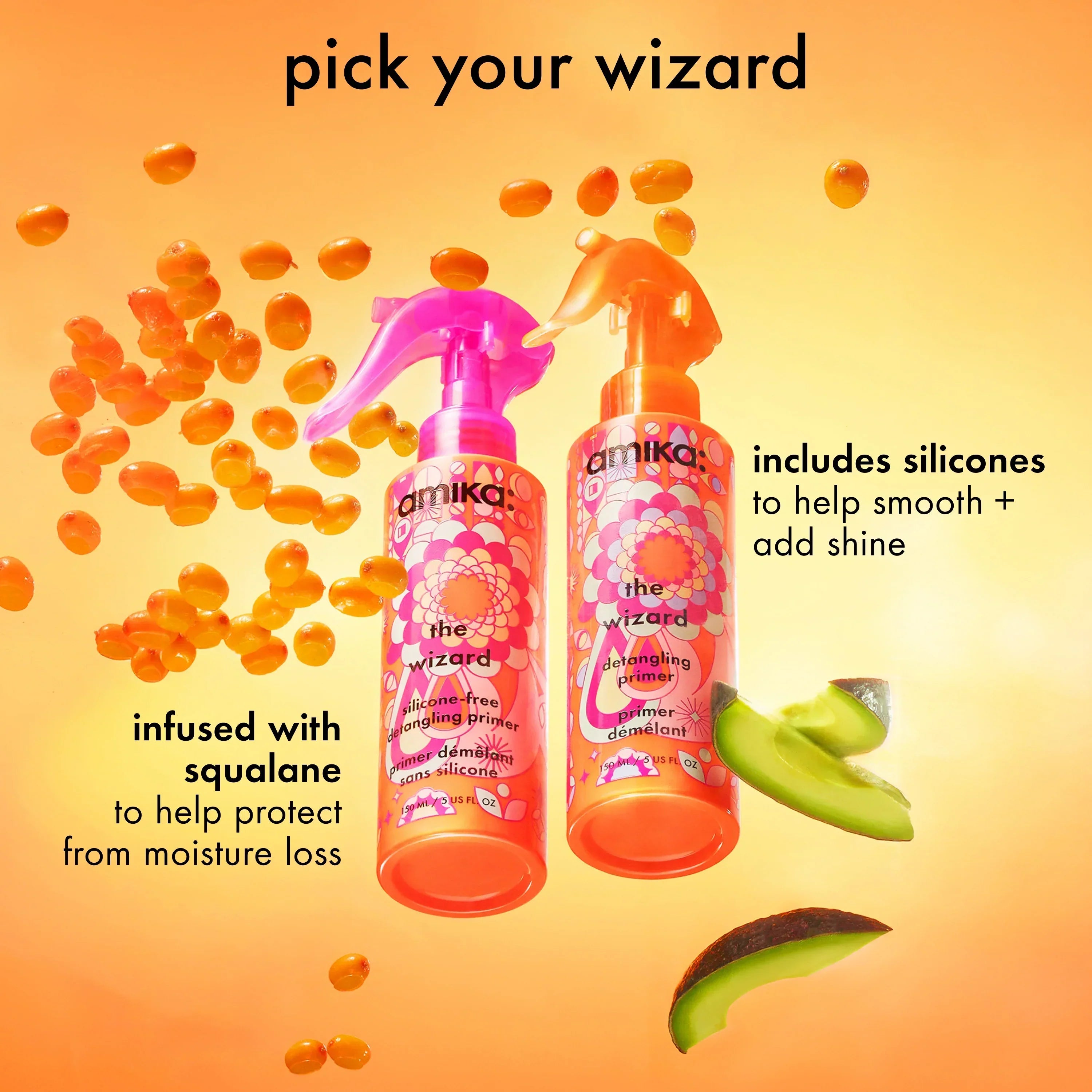 the wizard silicone-free detangling hair primer (silicone-free) - 5 oz / 150 ml